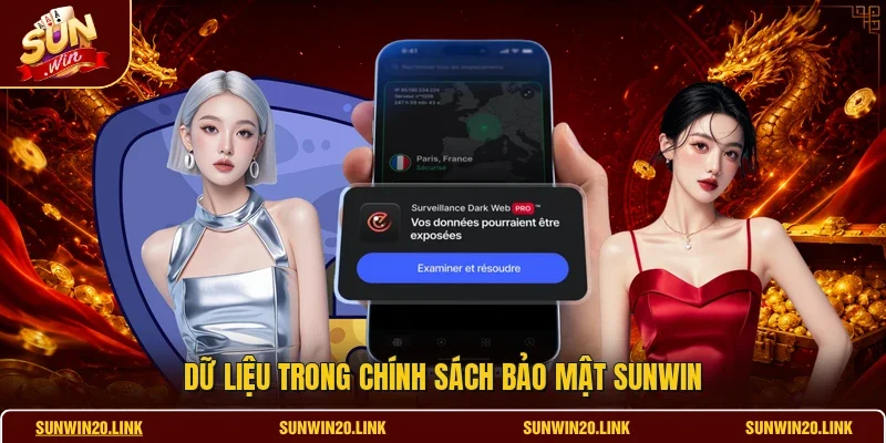 Dữ liệu trong chính sách bảo mật SUNWIN