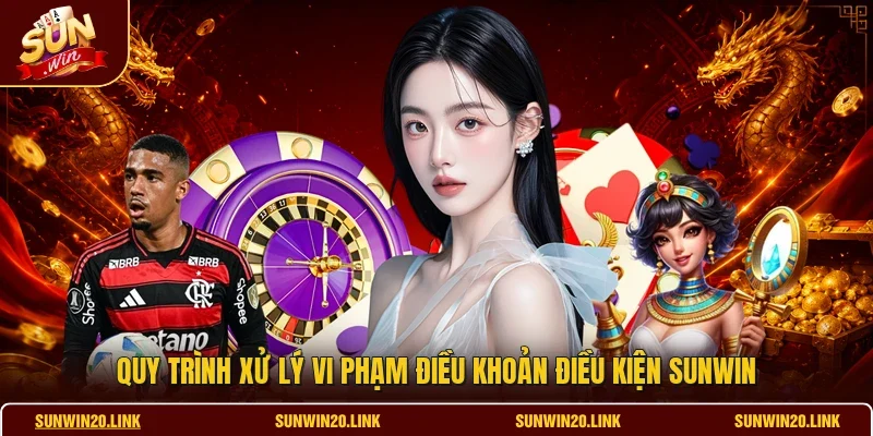 Quy trình xử lý vi phạm điều khoản điều kiện SUNWIN