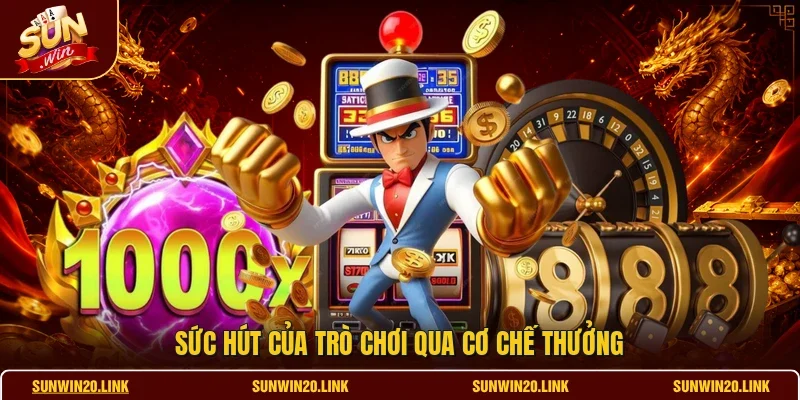 Sức hút của trò chơi qua cơ chế thưởng